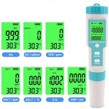 Water quality meter 7 in 1