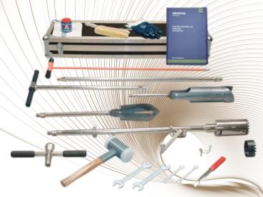 Bi-partite root auger set