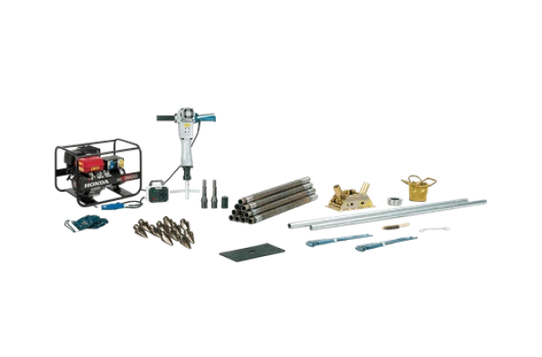 Lost-cone drilling set standard