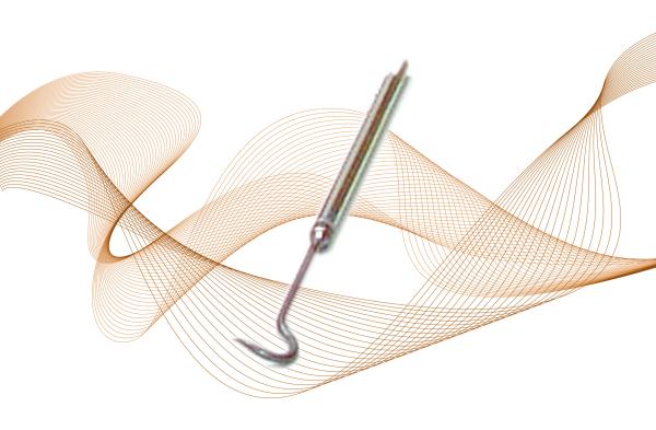 Extraction hook for cutting edge