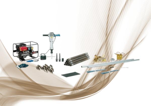 Lost-cone drilling set standard
