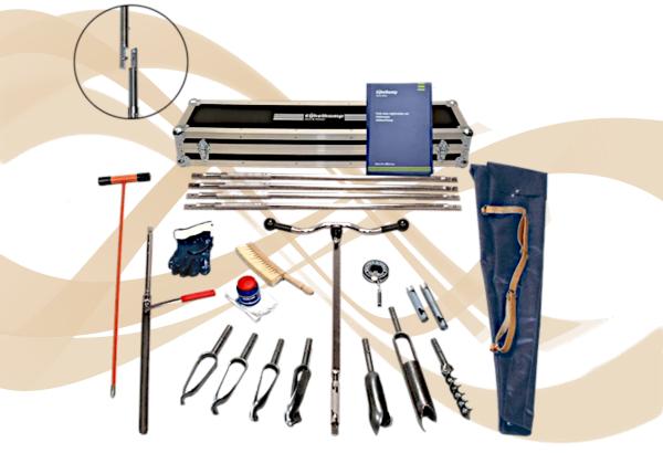 Ergonomic Hand auger set bayonett connection