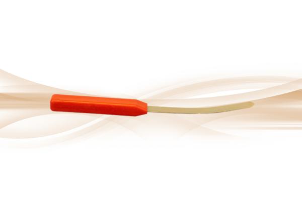 Bent spatula