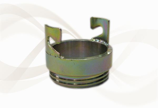 Top ring with hook to pull out