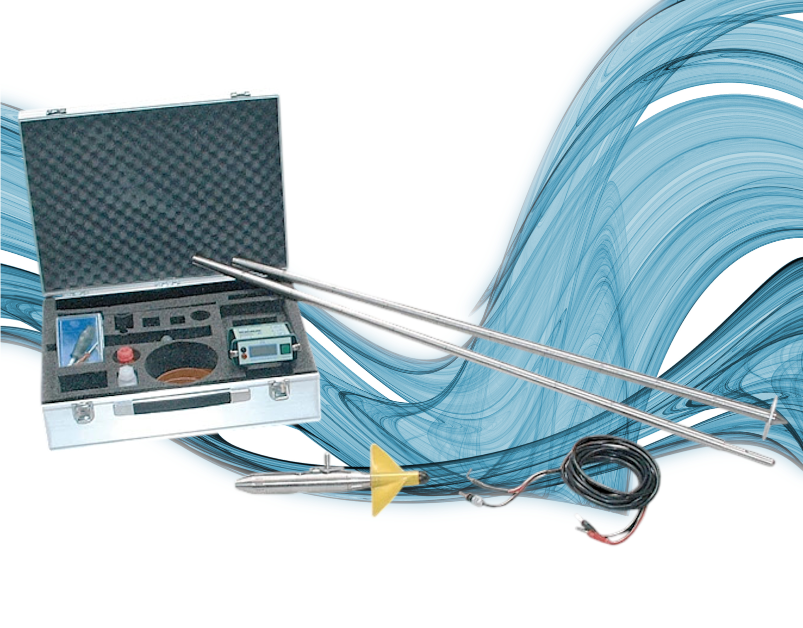 Current meter with synthetic propeller