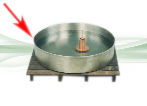 Evaporation pan